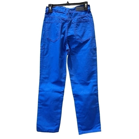 Neon Blonde NWT Size 26 Blue Lake Jean High Rise Distressed Button Fly “Cara” - Picture 3 of 10